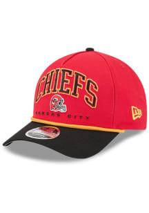 New Era Kansas City Chiefs Arch M Crown A Frame 9FORTY Adjustable Hat - Red