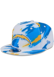 New Era Los Angeles Chargers White Paint 9FIFTY Mens Snapback Hat