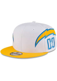 New Era Los Angeles Chargers White Helmet 9FIFTY Mens Snapback Hat