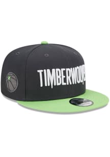 New Era Minnesota Timberwolves Black 2025 NBA Statement Edition 9FIFTY Mens Snapback Hat