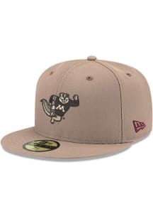 New Era Minnesota Golden Gophers Mens Tan Basic 59FIFTY Fitted Hat