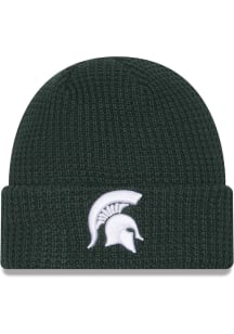 New Era Michigan State Spartans Jr Waffle Cuff Baby Knit Hat - Green