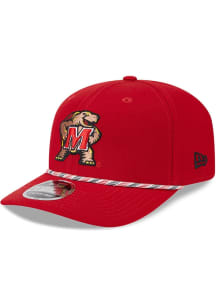 New Era Maryland Terrapins Multi Rope Stretch Snap 9SEVENTY Adjustable Hat - Red