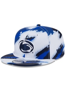New Era Penn State Nittany Lions White Paint 9FIFTY Mens Snapback Hat