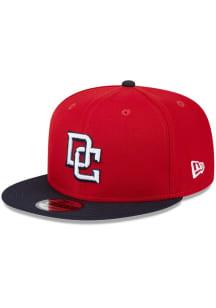 New Era Washington Nationals Red 2025 Batting Practice 9FIFTY Mens Snapback Hat