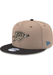 New Era Oklahoma City Thunder Tan JR 9FIFTY Youth Snapback Hat