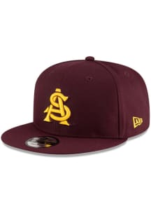 New Era Arizona State Sun Devils Maroon NCAA REP 9FIFTY Mens Snapback Hat