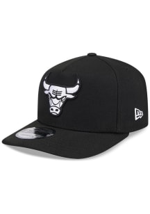 New Era Chicago Bulls 9FIFTY A-Frame Adjustable Hat - Black
