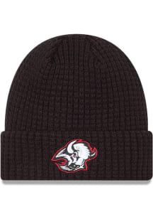 New Era Buffalo Sabres Black 3rd Jersey Waffle Cuff Mens Knit Hat