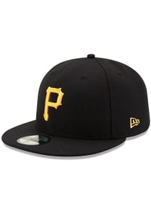 New Era Pittsburgh Pirates Mens Yellow AC Game 59FIFTY Fitted Hat