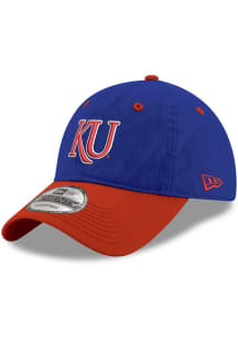 New Era Kansas Jayhawks 9TWENTY Adjustable Hat - Blue
