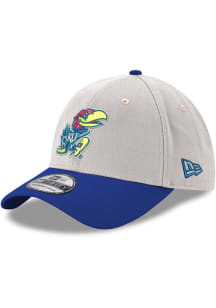 New Era Kansas Jayhawks Mens White White 2T 39THIRTY Flex Hat
