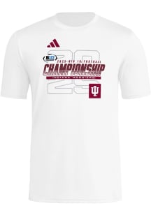 Adidas Indiana Hoosiers White Big Ten Football Championship Bound Short Sleeve T Shirt