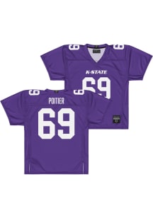 Taylor Poitier   K-State Wildcats Purple NIL Purple Football Jersey