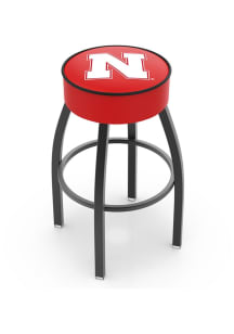 Nebraska Cornhuskers Swivel Pub Stool - Black