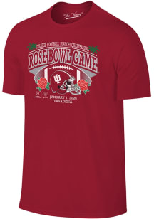 Indiana Hoosiers Crimson 2026 Rose Bowl Game Short Sleeve T Shirt