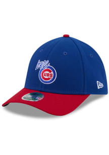 New Era Iowa Cubs Mens Blue 2026 MiLB Player Replica 39THIRTY M Crown Flex Hat