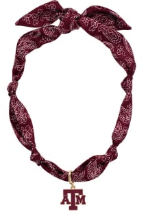 Texas A&M Aggies Logo Bandana Scarf Necklace