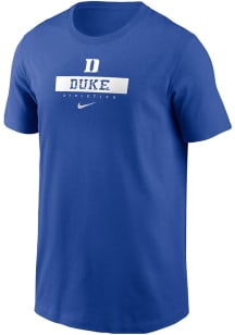 Nike Duke Blue Devils Boys Blue Team Issue Short Sleeve T-Shirt