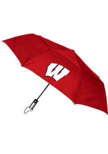 Wisconsin Badgers Vented Wind Flow Umbrella