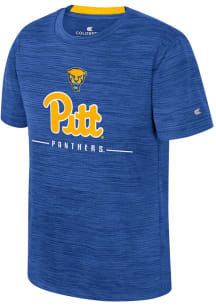 Colosseum Pitt Panthers Youth Blue Anderson Short Sleeve T-Shirt