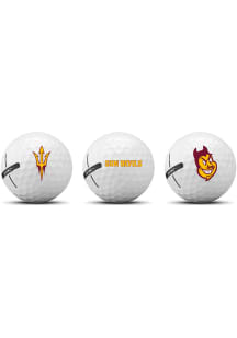 Arizona State Sun Devils 3 Pack Golf Balls