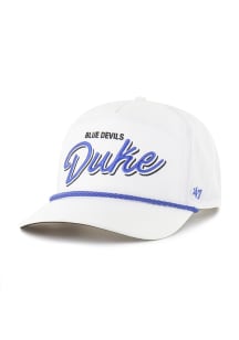 47 Duke Blue Devils brrr Fairway Hitch Adjustable Hat - White
