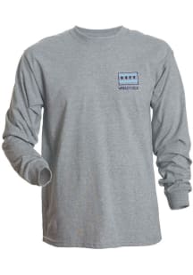 Wrigleyville Graphite Julia Gash Long Sleeve Fashion T Shirt