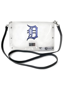 Detroit Tigers White Clear Envelope Clear Bag