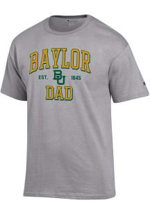 Champion Baylor Bears Grey Est Date Dad Jersey Short Sleeve T Shirt
