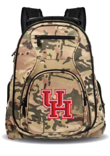 Houston Cougars White Premium Laptop Backpack