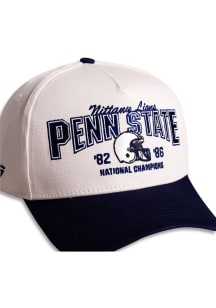 Woodn Grail Penn State Nittany Lions Natty 5 Panel Adjustable Hat - Cream
