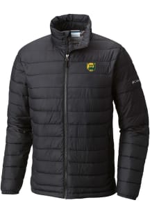 Mens Baylor Bears Columbia Mens Heat Seal Powder Heavyweight Jacket - Black