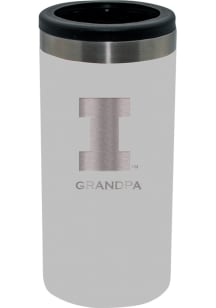 The Memory Company Illinois Fighting Illini Grandpa 12oz Slim Stainless Steel Coolie