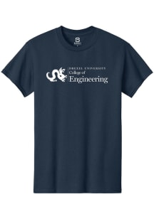 Summit Sportswear Drexel Dragons Navy Blue College of Engineering Short Sleeve T Shirt
