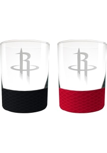 Houston Rockets Commissioner Set Rock Glass - White