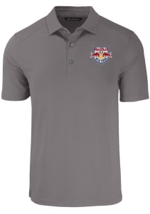 Cutter and Buck New York Red Bulls Graphite Forge Eco Stretch Big and Tall Polo