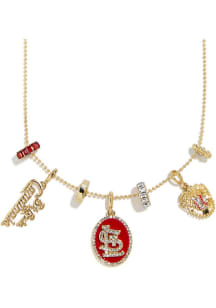 BaubleBar St Louis Cardinals 5 Charm Womens Necklace