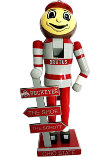 Ohio State Buckeyes 12 Inch Mascot Nutcracker Decor