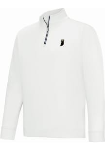 Footjoy Purdue Boilermakers Mens White Approach Long Sleeve Qtr Zip Pullover