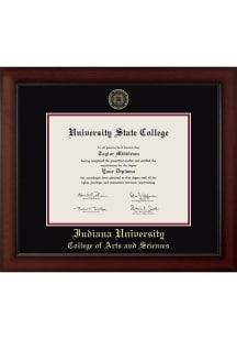 Indiana Hoosiers Embossed Paxton College of Arts and Sciences Diploma Frame - Black