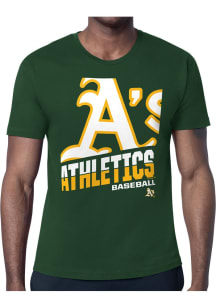 Starter Oakland Athletics Green Zoom Short Sleeve T Shirt