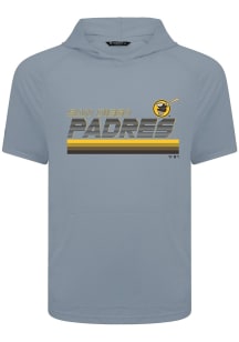 Levelwear San Diego Padres Grey Phase Breaker Short Sleeve Hoods
