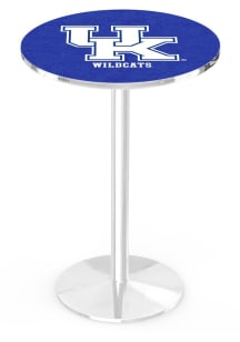 Kentucky Wildcats Chrome Round Base Pub Table