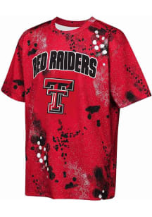 Texas Tech Red Raiders Youth Red Stadium Lights Short Sleeve T-Shirt