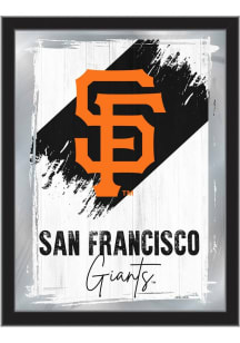 San Francisco Giants Paint Brush Hanging Back Bar Mirror