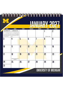 Michigan Wolverines 2027 Easel Desk Calendar