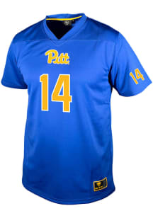 Joshua Guerrier  Genuine Collective Pitt Panthers Blue Football NIL Football Jersey