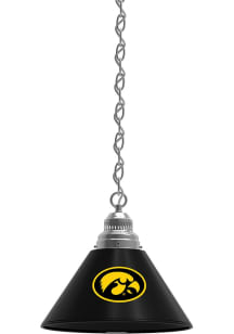 Iowa Hawkeyes Single Silver Billiard Lamp