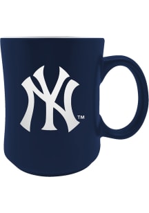 New York Yankees 19oz Laser Etch Ceramic Mug - Blue